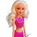 Barbie Müzikli Aksesuarlı Eklemli Bebek Oyun Seti