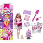 barbie oyuncak party unboxed köpeğimin doğum günü serisi jfg68 - Yok