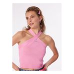 Barbie Pembe Kız Çocuk V Yaka Standart Bluz BRB4SL-BLZ6062