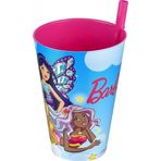 Barbie Pipetli Bardak 400 Ml.