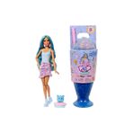 Barbie ® Pop Reveal™ Bebek ve aksesuar seti, Kapkek Düşkünü Havalı Kız ve evcil hayvanı JFY61