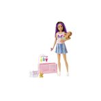 Barbie Skipper Bebek Bakıcısı™ bebekleri ve oyun seti, Skipper bebek, beşik ve aksesuarlar HJY33