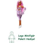 BARBIE STİL İKONU™ Bebek - Pembe Saçlı Klasik Barbie tarzındaki parlak pembe elbisesi ve kadife eldivenleriyle pembe saçlı Barbie Stil İkonu bebek (1) HYV25