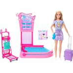 Barbie Travel Oyun Seti ve Oyuncak Bebek JMJ49