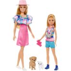 Barbie ve Stacie Kız Kardeşler Model Bebek 2'li Paket Pembe Renkli Eğlenceli Tema