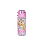 Barbie Wiggle 500ml Pipetli Askılı Kilitlenebilir Su Matarası, Pudra Pembe