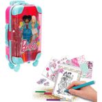 Barbie Yaratıcı Seyahat Boyama Seti - Renkli