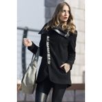Barbora Günlük Kışlık Kaşmir Yaka Kadın Kaban 821SIYAH12 - XS