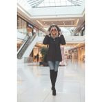 Barbora Kışlık Kadın Uzun Yaka Kürklü Şişme Mont Su İtici Özellikli Günlük Model - Siyah