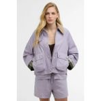 Barbour Cropped Beadnell Casual Ceket PU31 Heather Mist/ancient/timberwolf - 34 - Bari Kalıp - Lila - Mor