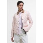 Barbour Deveron Kapitone Ceket PI14 Primrose Pink/ıce White - 42 - Pembe