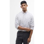 Barbour Erkek Oxtown Tailored Gömlek GY35 Vintage Khaki - XL - Gri