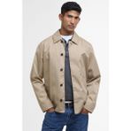 Barbour Erkek Short Rokig Waterproof Ceket ST71 Regular Kalıp Bej Pamuklu Günlük Kullanım İçin