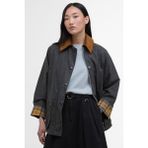 Barbour Kadın Bedale Yağlı Ceket GY51 Grey - Gri - 42