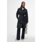 Barbour Maia Showerproof Ceket NY91 Dark Navy/rosemary Tartan - Lacivert - 34 - Bari Kalıp
