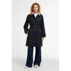 Barbour Maia Showerproof Trençkot NY51 Dark Navy / Dress Navy Tartan - Lacivert - 36