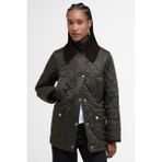 Barbour Modern Beadnell Kapitone Ceket SG71 Sage-Ancient - Yeşil - 42