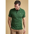 Barbour Ol72 Olive MML0012-835 Tartan Pique Polo Yaka T-shirt