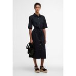 Barbour Sloane Midi Elbise NY99 Dark Navy