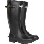Barbour Tempest Çizme BK31 Black Kauçuk Malzeme ile Rahat Taban ve Platform Topuk Özelliği