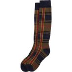 Barbour Wellington Tartan Diz Üstü Çorap TN11 Classic Tartan - M - 105-Renkli