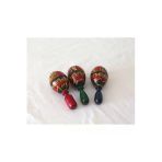 BARC Ahşap Maracas 12 Cm Uzak Doğu-Latin Müzik Aleti Marakas Enstrüman 1 Adet