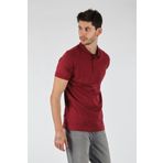 Barca 1102607 Kırmızı Polo Yaka Cepli Kısa Kollu Erkek T-Shirt