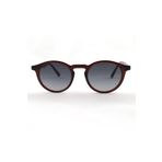 Barcelona B-5021-c04 Unisex Güneş Gözlüğü Kahverengi Leopar Kemik Çerçeve Füme Cam