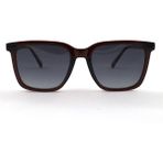 Barcelona B-5031-c04 Unisex Güneş Gözlüğü Kahverengi Leopar Kemik Çerçeve Füme Cam