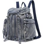 Barcelona Denim Kot Kumaşı Kadın Sırt Çantası Barcelona 3217 - Lacivert