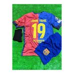 BARCELONA LAMINE YAMAL BORDO ÇOCUK FORMA TAKIMI 3'LÜ SET ÇORAP HEDİYE dhetgwhrrherhr0