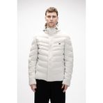 Barcelona Marshmallow Puffer Kapüşonlu Erkek Mont - Beyaz - 2XL