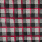 Barcelonetta | Polar Kumaş | Battaniye Kumaş | 45 cm x 150 cm | Polar Polar | Yumuşak, Peluş, Tiftiklenmez | Panço, Yastık Kılıfı, Pijama Pantolon, Yastık, Astarlar, Göz Maskesi (Siyah Kırmızı Ekose,