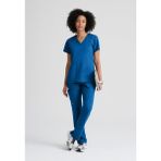 Barco Grey’s Anatomy Elevate 7188 - 7228 Kadın Scrubs Takımı – İthal, 6 Cepli, Premium ve Gün Boyu Konfors Sağlayan Doktor / Hemşire Forması - Mavi