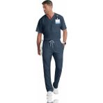 Barco Grey’s Anatomy Evan GRT091 – GRP558 Erkek Scrubs Takımı – İthal, Hafif ve Gün Boyu Konfor Sağlayan Doktor Hemşire Forması - Gri - XL