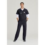 Barco One Valocity BOT195 – 0217 Erkek Scrubs Takım – İthal, Hafif ve Nefes Alabilen Doktor / Hemşire Forması - Gri - 2XL