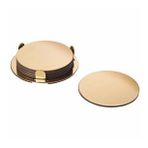 Bardak Altlığı 6 Lı Gold Renk Ikea 8.5 Cm Pirinç Rengi Bardak Altlığı Sunum