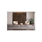 Barella Home Living Panda Çay Seti Berjer Ve Puf Takımı (Salon, Balkon, Ofis) (3) Lü Takım