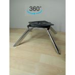 Barermo 22 cm Döner Koltuk Ayağı, Koltuk Ayağı, Döner Ayak, Berjer Ayağı, Döner Berjer, Döner Koltuk, - Açık Gri