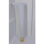 BARERMO 40 Cm Beyaz Lükens Sehpa Ayağı , Puf Ayağı , Plastik Ayak 1 Adet Fiyatı, Sehpa , Puf , Masa 40cmaltınayakbeyaz