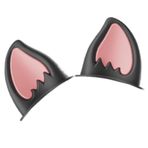 Baret Kedi Kulakları, Motosiklet için Kedi Kulakları, 1 Çift Motosiklet Sert Şapka Etiket, Başlık Ekleri, Kayak Şapkası Kornaları, Baretler için Yapışkanlı Peel & Stick u