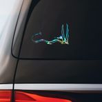 Bargain Max Decals Hobbit Dragon Sticker Çıkartma Dizüstü Bilgisayar Araba Dizüstü Bilgisayar 4,4 cm x 14 cm | Holografik |