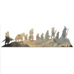 Bargain Max Decals LOTR Silhouettes Karakterler Karavan Karavan Kardeşlik Penceresi Dizüstü Bilgisayar Araba Çıkartması 8 inç