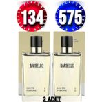 Bargello 134 Kadın Parfüm Oriental 50 ml EDP ve 575 Erkek Parfüm Woody 50 ml EDP 2 Adet Odunsu Koku