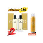 Bargello 324 EDP 2x50 ml Kadın Parfüm+Oriental 150 ml Deodorant