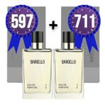 Bargello 597 Woody 50ml + 711 Fresh 50ml EDP Erkek Parfüm