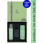 Bargello 709 Erkek Parfüm Set Oriental - (PARFÜM+VÜCUT SPREYİ+DEODORANT) Özel Kutu