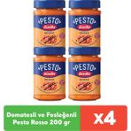 Barilla Domatesli ve Fesleğenli/pesto Rosso 200 G x 4 Adet - 200 gr