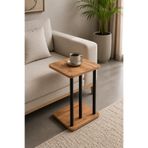 BARIN DESIGN C Sehpa - Koltuk Yan Sehpası, Çok Amaçlı Laptop Sehpası, Modern Fiskos Sehpa, Kahve ve Servis Sehpası