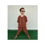 barin kids Çocuk şalvar bohem yazlık takım salaş